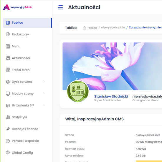 InspiracyjnyAdmin, teraz w wersji 2.0
